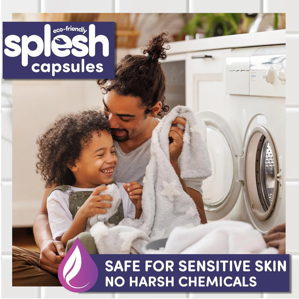 Splesh Xtra Stain Removal 3in1 Laundry Capsules, 5 Months Supply Bulk Buy 140 Washes