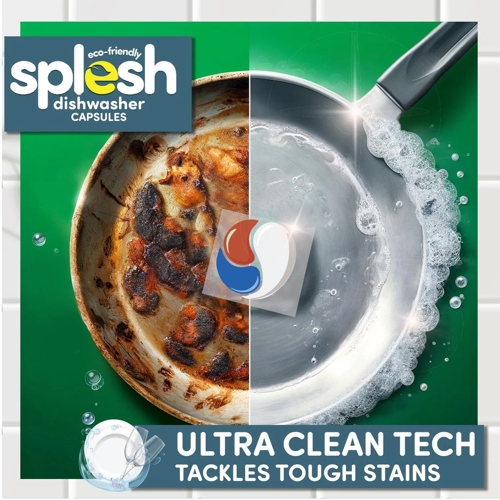 Splesh Xtra Stain Removal 3in1 Laundry Capsules, 10 Months Supply Bulk Buy 280 Washes