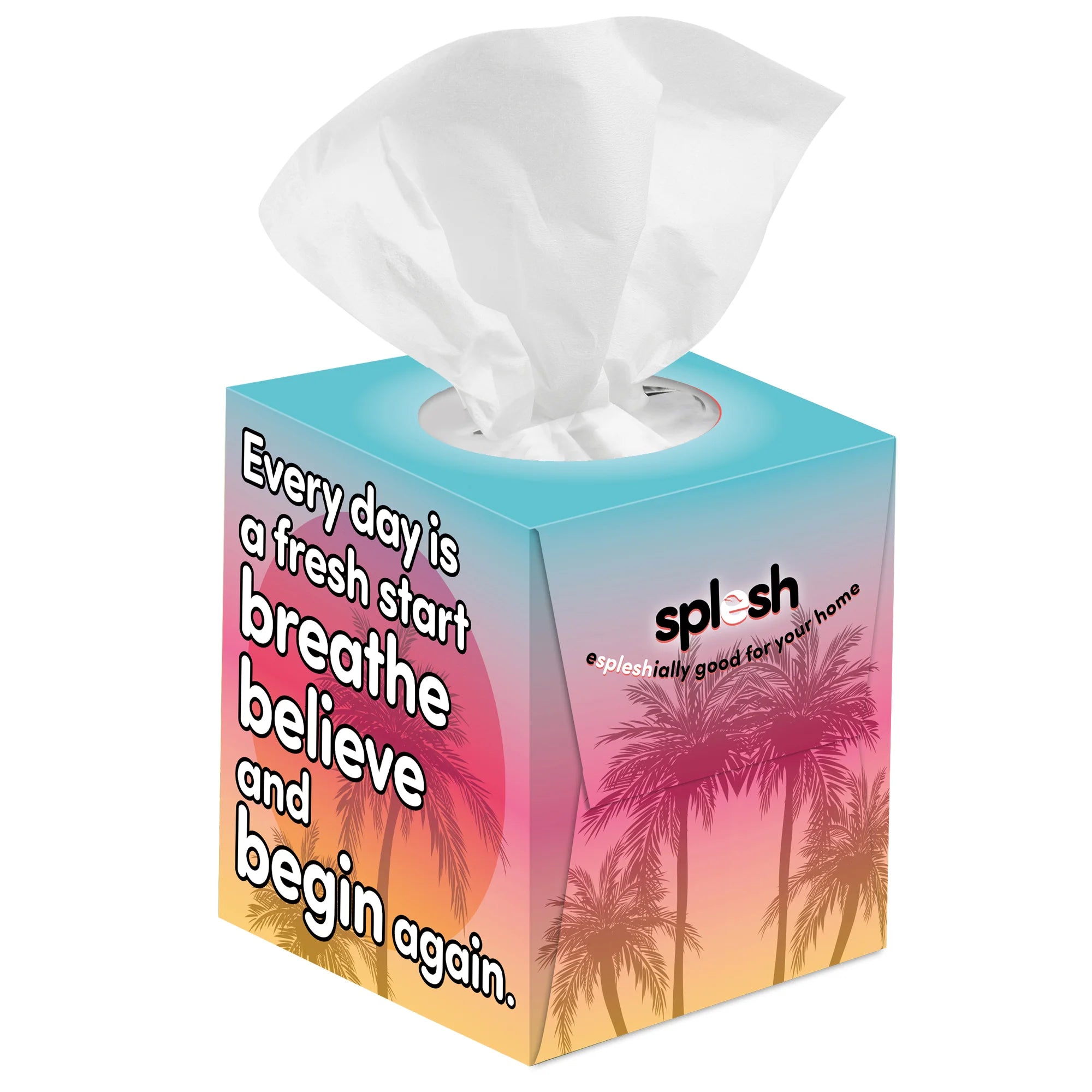 Splesh Ultra Soft Tissues, 24 Cube Boxes (1,296 Total) Bulk Pack